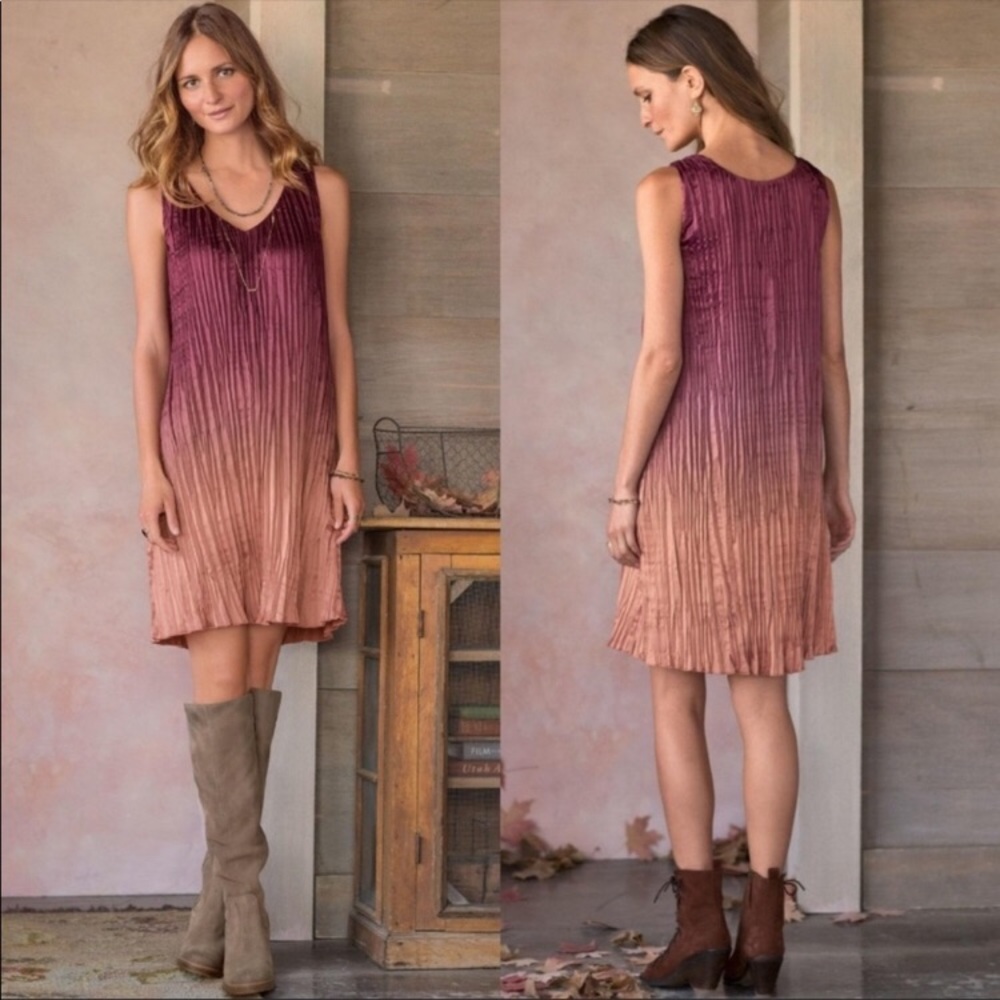 SUNDANCE Ombre Crinkle Dress